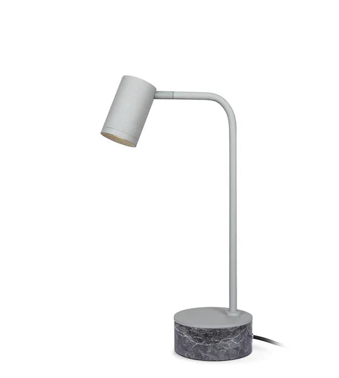 Curved Arm Marble Desk Lamp