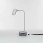 Curved Arm Marble Desk Lamp