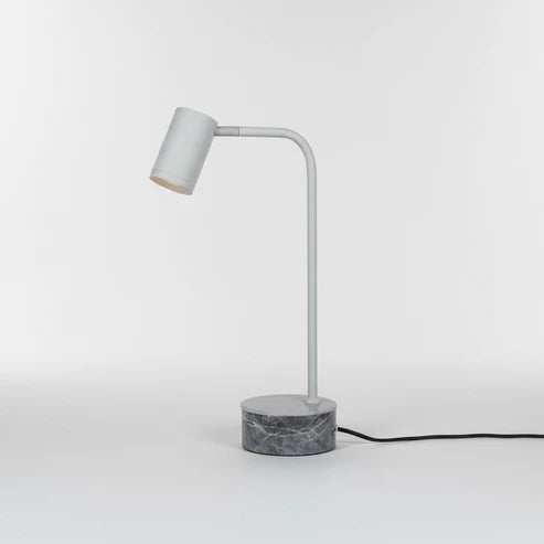 Curved Arm Marble Desk Lamp