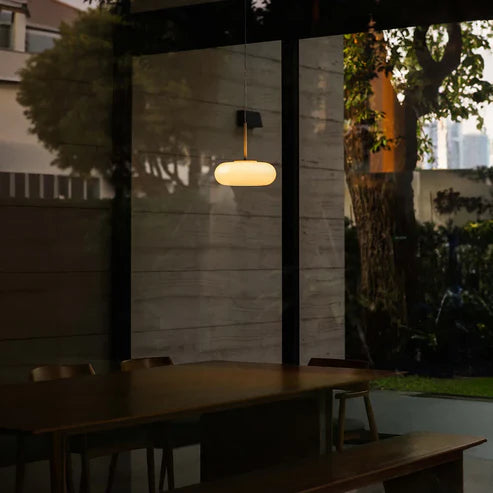 Donut Frost Pendant Light
