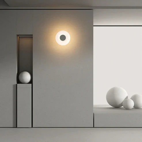 Doughnut Cream Wall Lamp