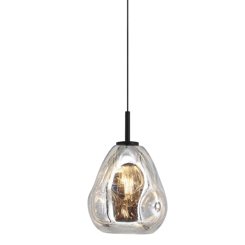 Wave Form Clear Pendant Lamp